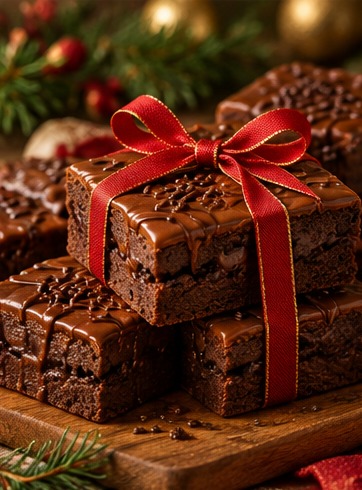 Brownies natalinos